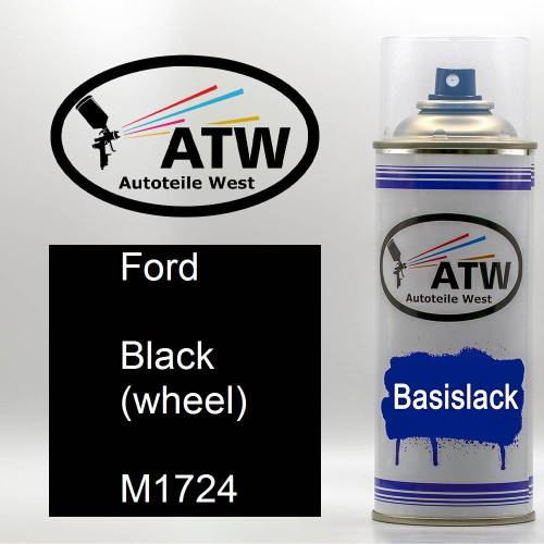 Ford, Black (wheel), M1724: 400ml Sprühdose, von ATW Autoteile West.